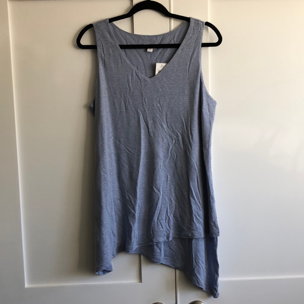 Purejill asymmetrical layered top